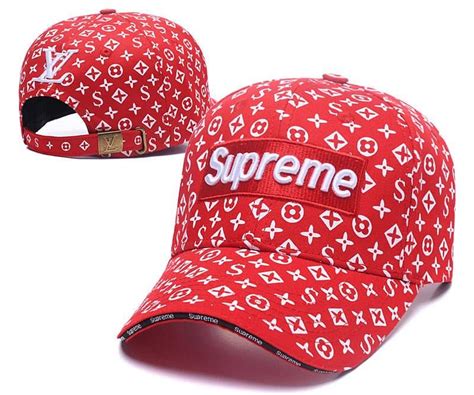 louis vuitton supreme hat